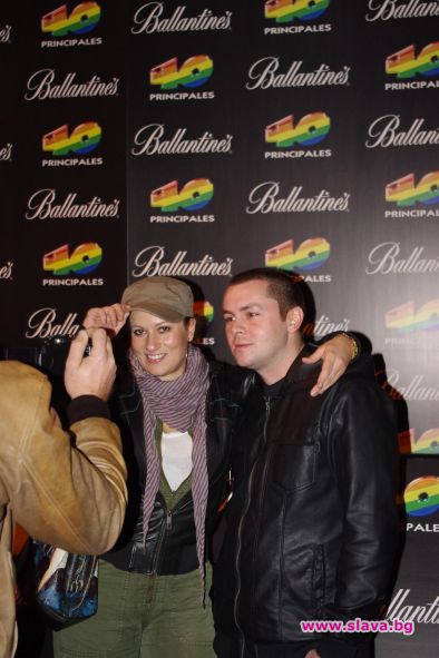 За първи път български музикални изпълнители посетиха Ballantine’s 40 Principales Awards 2011