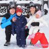 Кралското семейство на първата си ски ваканция