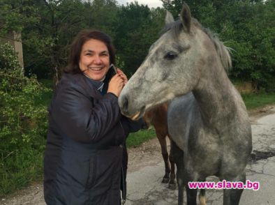 Марта Вачкова празнува Великден с магаре