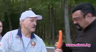 Лукашенко черпи Стивън Сегал с.. моркови и дини