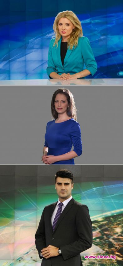 Водещи зад кадър и продуценти на екран в новините на Bulgaria ON AIR