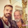 Ники Илиев се щракна с Тери Гилиъм в Италия