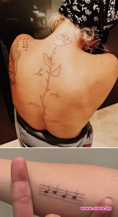 Лейди Гага почете музикалния си кумир с татуировка