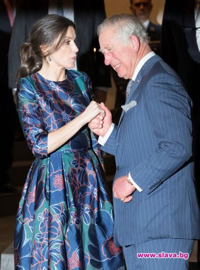 Кралица Летисия очарова принц Чарлз в Лондон