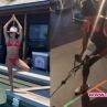 Ева Лонгория показа как тренира за стройно тяло