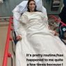 Нина Добрев е приета в болница
