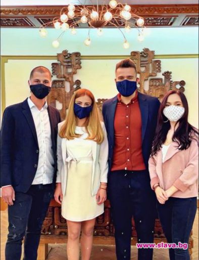 Сватба по време на пандемия: Племенникът на Балъков се ожени 