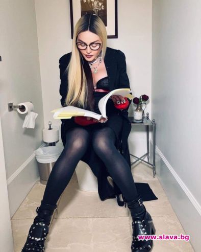 Мадона и от тоалетната (ФОТОГАРЕРИЯ)