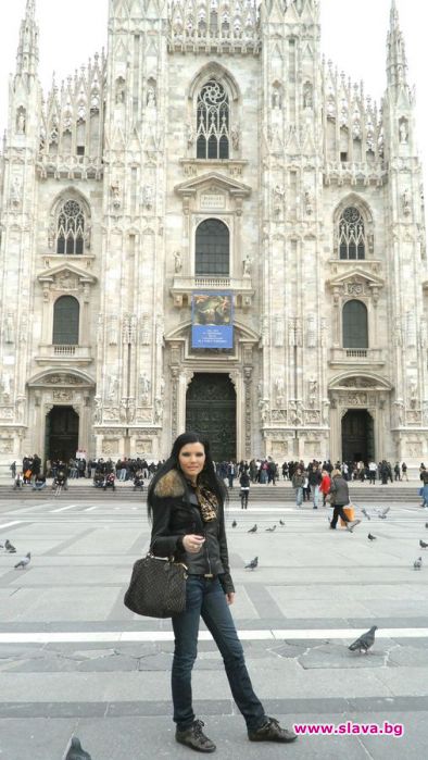 Теодора на шопинг в Милано