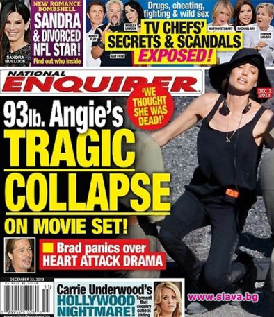 Анджелина Джоли припадна на снимачната площадка 