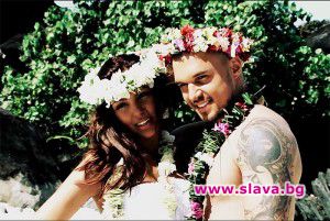 Николета Лозанова и Валери с трети брак на Малдивите