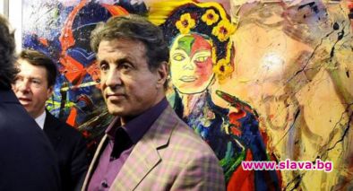 Силвестър Сталоун показа свои картини в Ница
