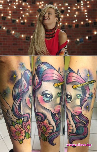 Поли Генова се татуира заради клип