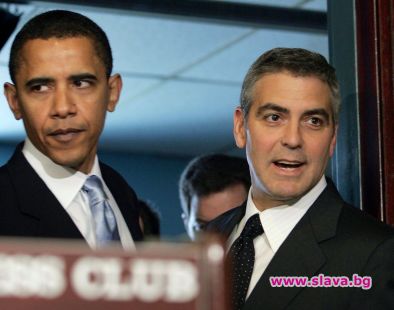 Клуни повози Обама на лодка в езерото Комо