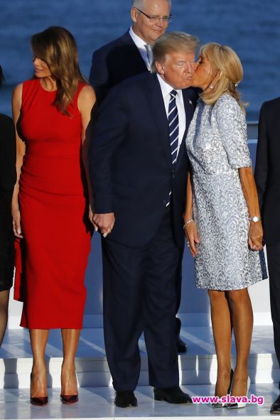 Стилът на Мелания Тръмп и Бриджит Макрон на срещата на Г-7 