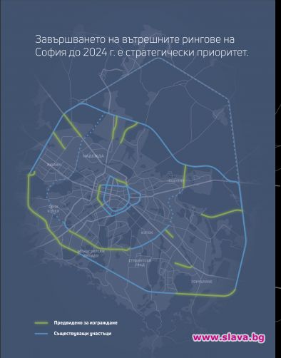 Изграждат 9 нови булеварда за връзка с Околовръстния път и Северните територии