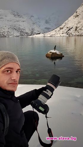 Владо Карамазов на фотообиколка из Лофотенските острови