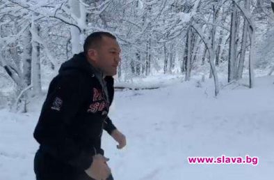 Кобрата избухна докато тича в дебелия сняг на Витоша