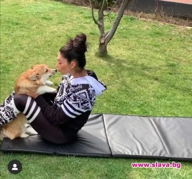 Биляна Йотовска тренира с кучето