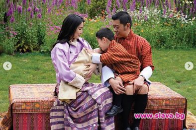 Кралицата на Бутан показа втория си син