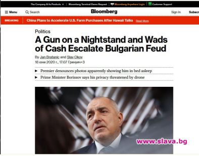 Блумбърг: Пистолет на нощно шкафче и пачки пари ескалираха българска вражда