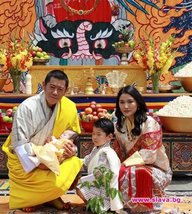 Кралицата на Бутан разкри името на втория си син