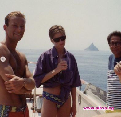 Ди на море с бг принца плейбой Кирил: уникално фото от мъжа на Валентино