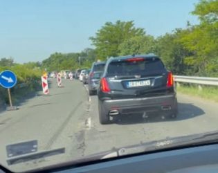Страшна тапа Сарафово - Бургас: 5 км за 25 мин. (Видео)