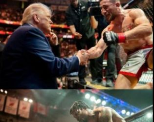 Тръмп на UFC316: Фото на нощта